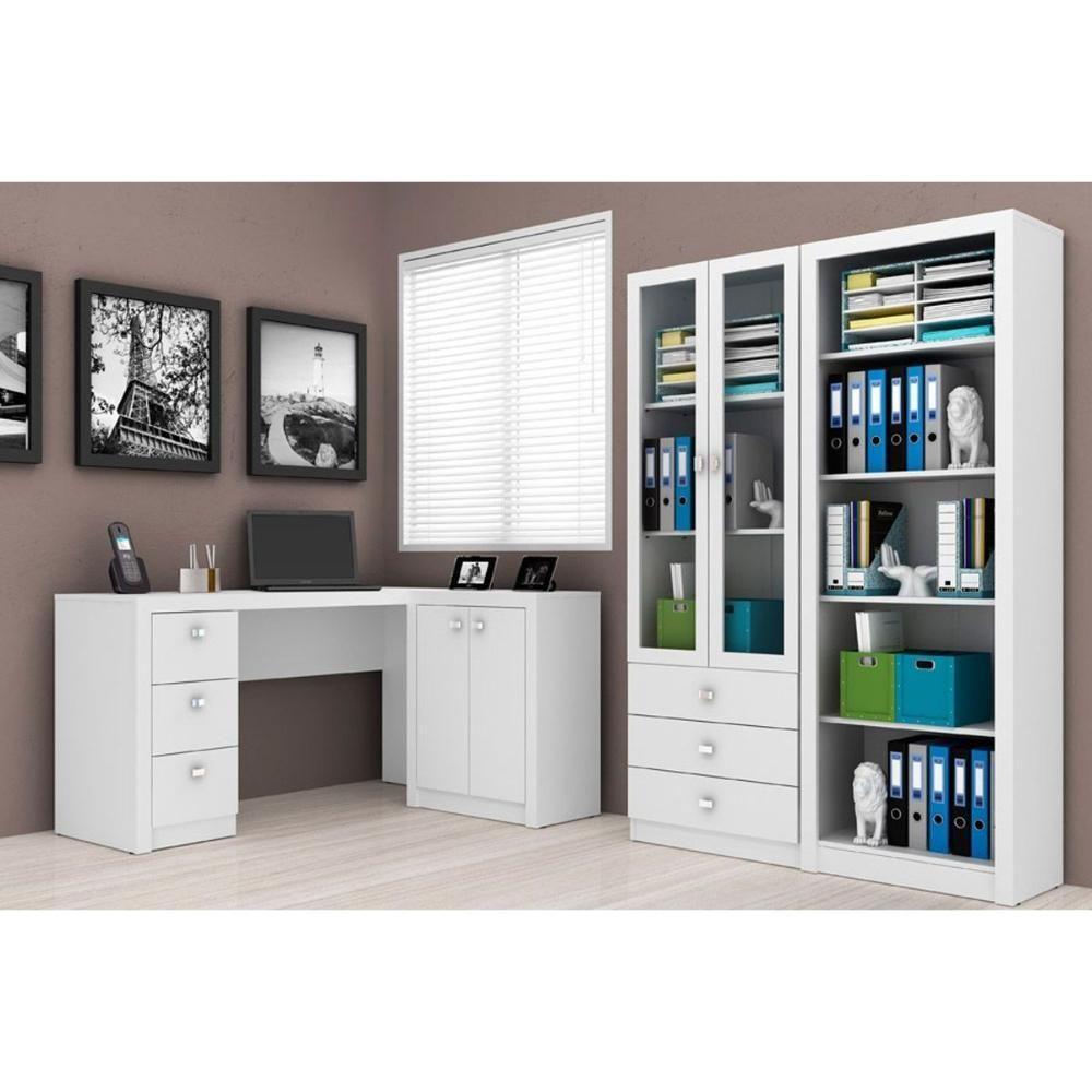 Estante Livreiro Solteiro Me4104 C- 4 Prateleiras Amêndoa - Tecno Mobili - 4