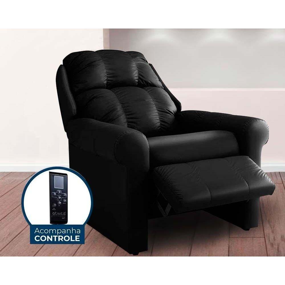 Poltrona Reclinável C- Massagem P- Sala Mh 1216 Two Way Courano Creme - Herval - 2