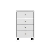 Mesa Cabeceira Casal Presence C- 4 Gavetas Amêndola Touch - Demóbile - 9