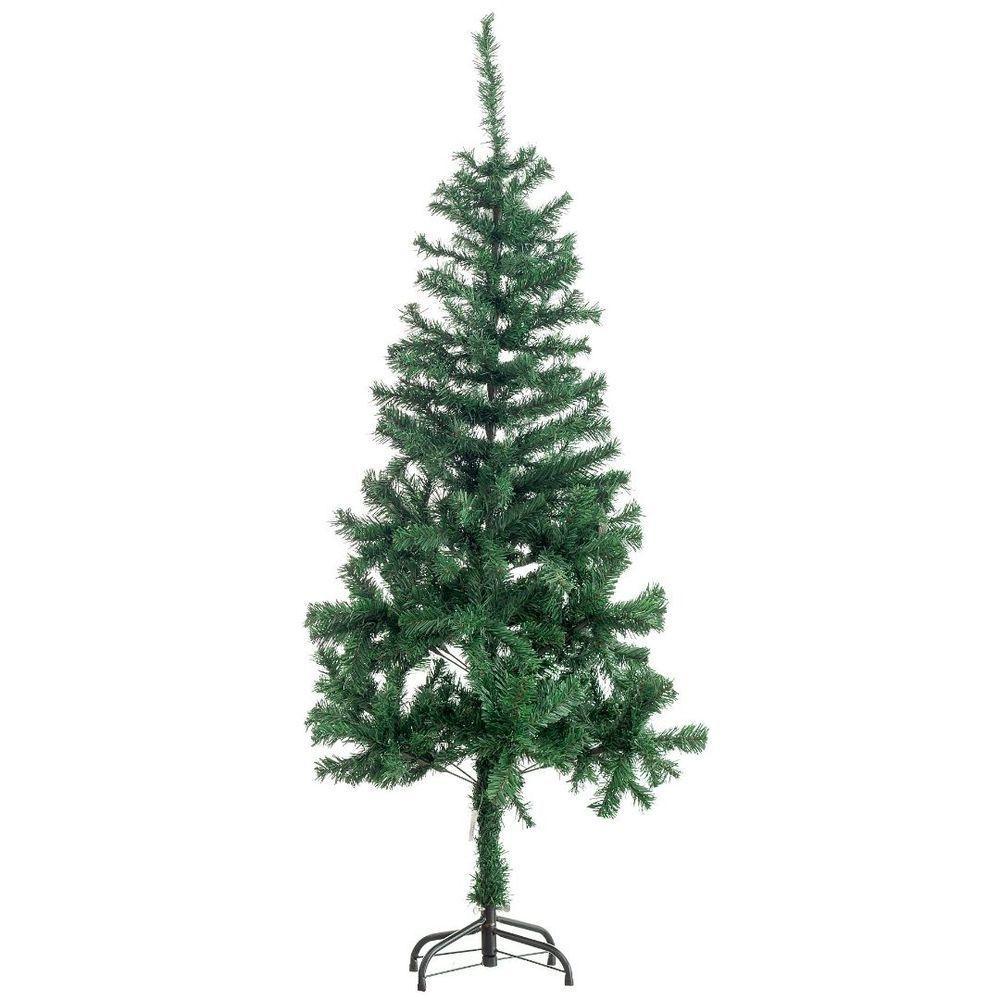 Árvore De Natal Pinheiro Verde Prime Tradicional 300 Galhos 1,50m Pés De Ferro - Bela Flor - 1