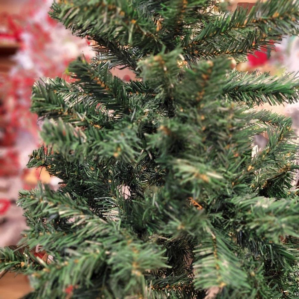 Árvore De Natal Pinheiro Verde Prime Tradicional 300 Galhos 1,50m Pés De Ferro - Bela Flor - 9