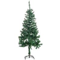 Árvore De Natal Pinheiro Verde Prime Tradicional 300 Galhos 1,50m Pés De Ferro - Bela Flor - 1