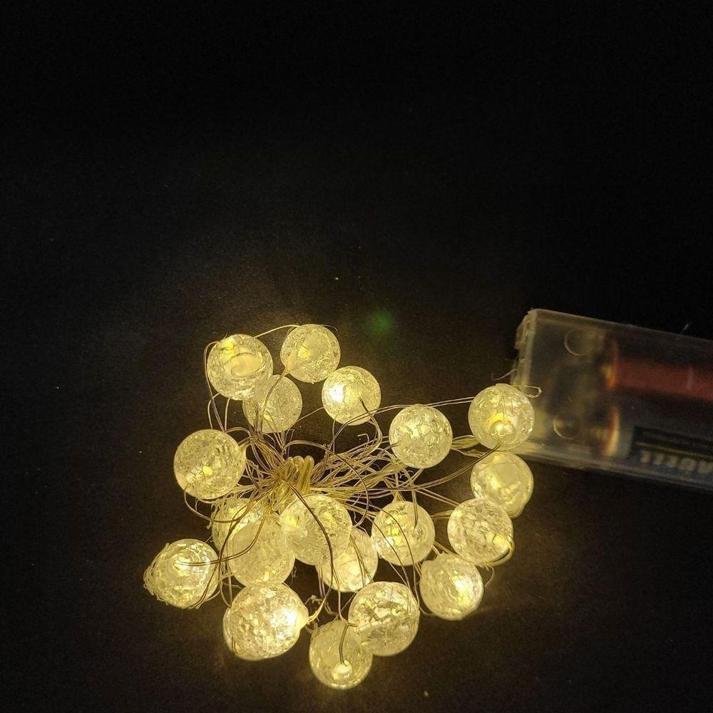 Mini árvore De Natal Iluminada Verde 30cm Com Led Bolinhas Branco Quente à Pilha - 9