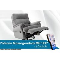 Poltrona Reclinável C- Massagem P- Sala Mh 1217 Two Way Suede Bege - Herval - 3