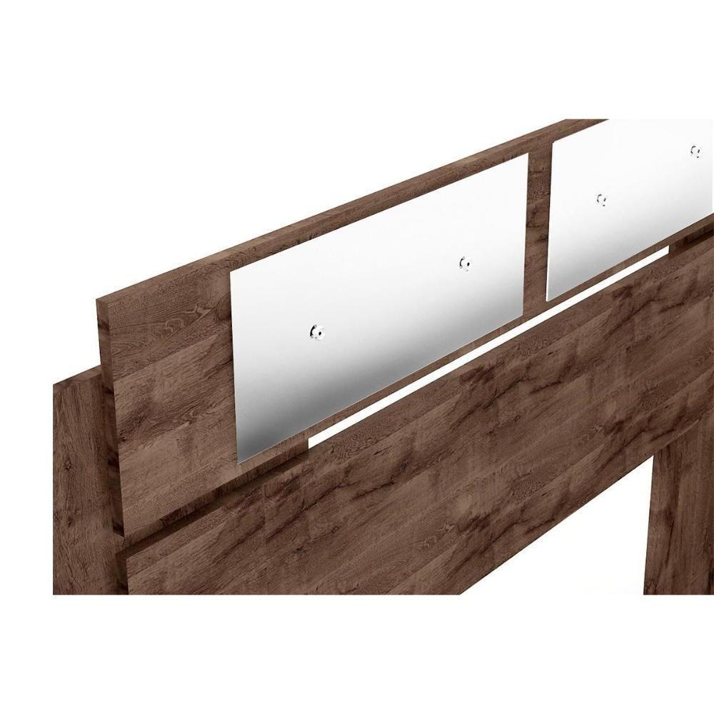 Painel Cama Box Madeirado Solteiro-casal-queen Mila C- Espelho Cinamomo - Panan - 4