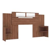 Painel Cama Box Madeirado Solteiro-casal-queen Mila C- Espelho Cinamomo - Panan - 1