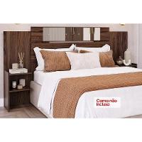 Painel Cama Box Madeirado Solteiro-casal-queen Mila C- Espelho Cinamomo - Panan - 8