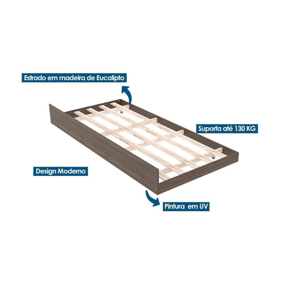 Cama Auxiliar Infantil Cm8008 Branco - Tecno Mobili - 3