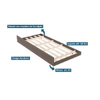 Cama Auxiliar Infantil Cm8008 Branco - Tecno Mobili - 3