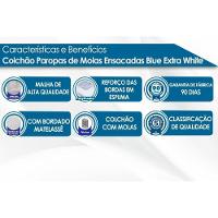 Colchão King Molas Blue Extra White (193x203x32) - Paropas - 3
