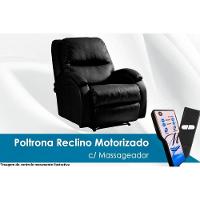 Poltrona Reclinável C- Massagem P- Sala Motorizada Vibro Divino Urbany Zero Wall Giro E Balanço Courano Marrom - Probel - 2