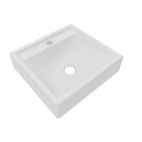 Armário C- Balcão Banheiro Suspenso Bn3606 Cuba Bn3600 60cm E Espelho Bn3610 Amêndoa-branco - Tecno Mobili - 2