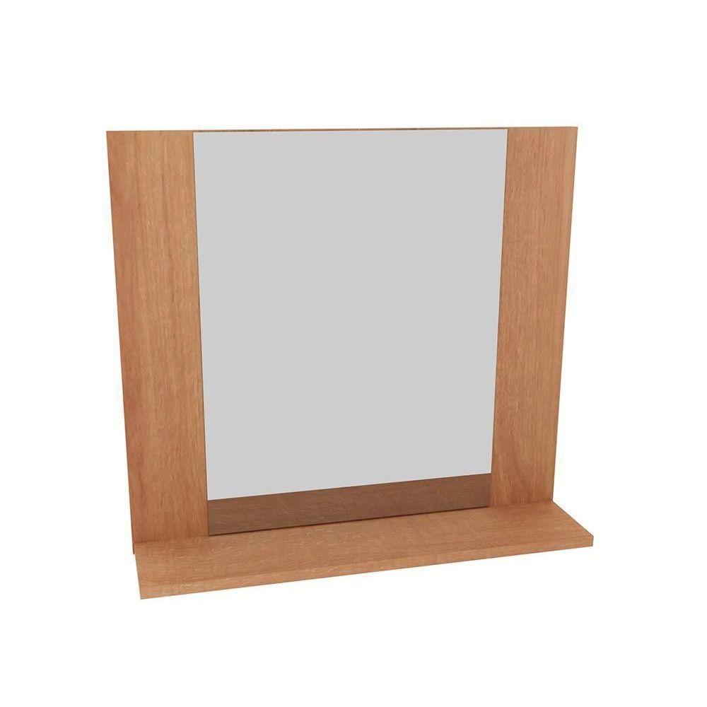 Armário C- Balcão Banheiro Suspenso Bn3601 S- Cuba 80cm E Espelho Bn3610 Branco - Tecno Mobili - 2