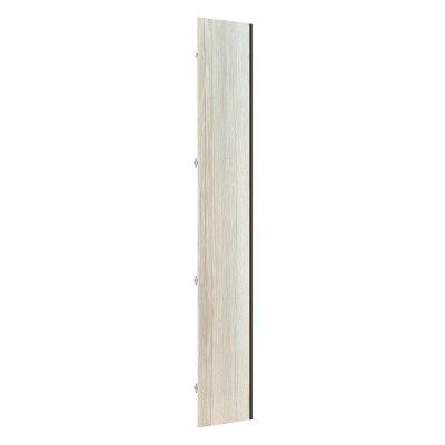 Porta Para Closet Individual 40cm Com Puxador Perfil Inox Luciane Móveis Legno Crema