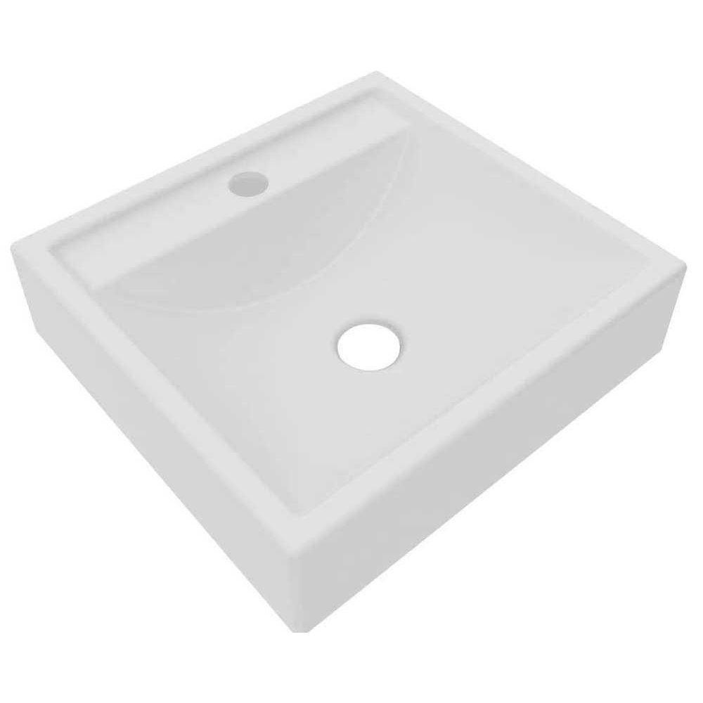 Armário C- Balcão Banheiro Suspenso Bn3601 Cuba Bn3600 80cm E Espelho Bn3602 Branco - Tecno Mobili - 5