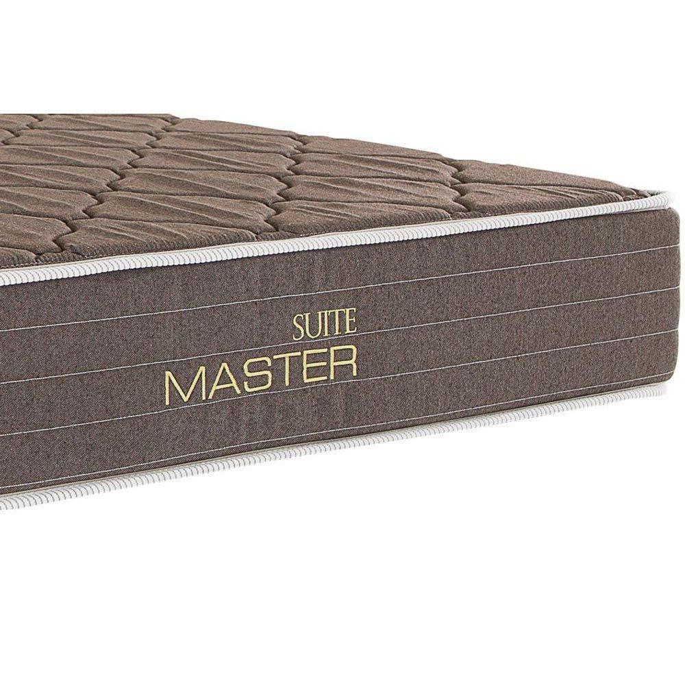 Cama Box Baú Casal: Colchão Molas Masterpocket Ensacadas Herval Bonnel Suite Master + Base Crc Suede Clean (138x188) - 5