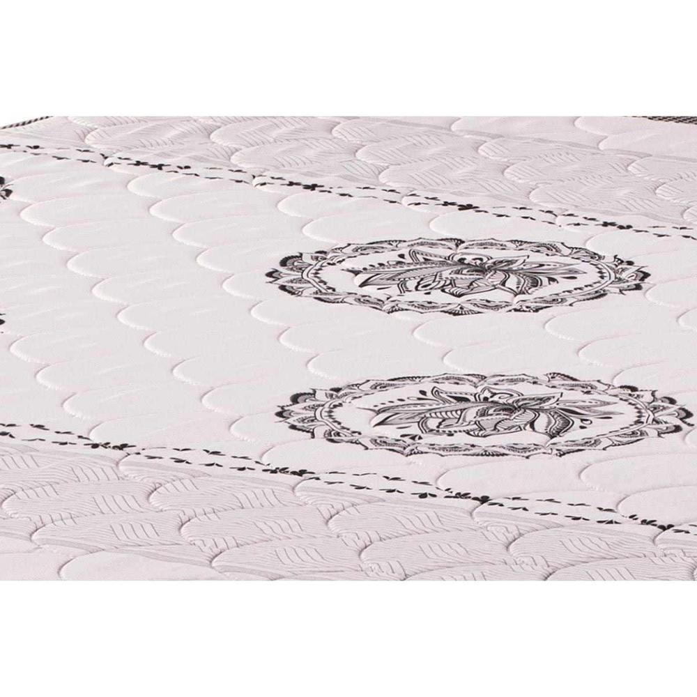 Cama Box Baú Solteiro: Colchão Ortopédico Polar D28 Orthoface Black + Base Crc Suede Black (88x188) - 6