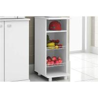 Balcão De Cozinha Fruteira Bf-3206 C- 2 Cestos 31cm Branco - Tecno Mobili - 1