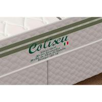 Conjunto Box Baú Solteiro: Colchão Espuma Paropas Molas Ensacadas Coliseu + Base Crc Suede White (88x188) - 7