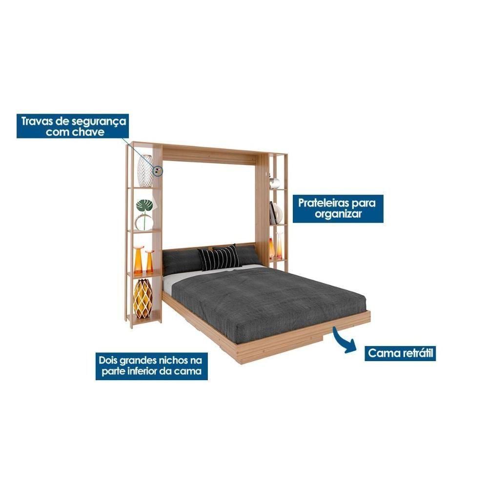 Cama Dobrável Cm8040 Branco - Tecno Mobili - 3