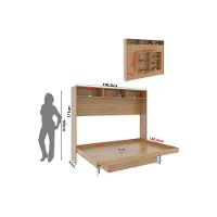 Cama Dobrável Ccm8043 Amêndoa - Tecno Mobili