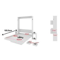 Cama Dobrável Cm8041 Amêndoa - Tecno Mobili - 5