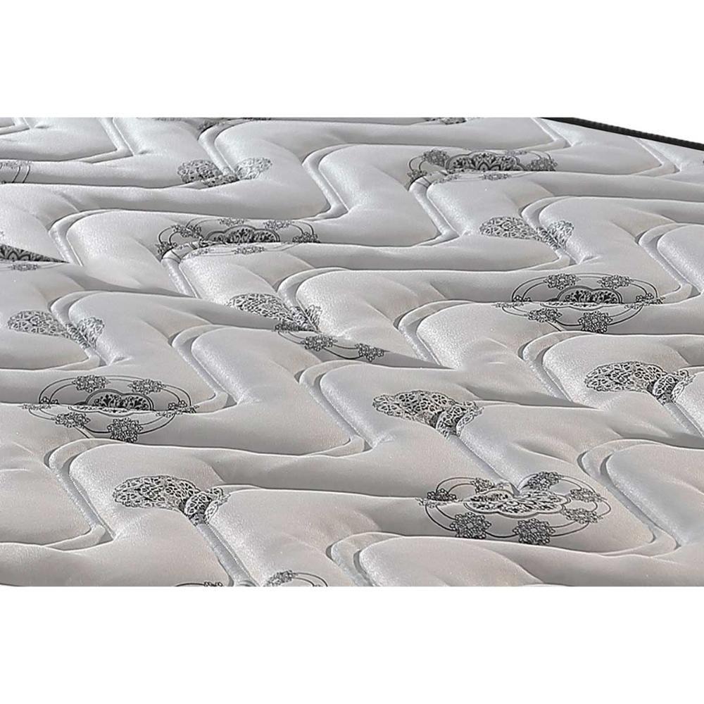 Conjunto Box Baú Solteiro: Colchão Molas Paropas D45 Pasquale Wave Black + Base Crc Suede Black (88x188) - 5