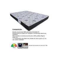 Conjunto Box Baú Solteiro: Colchão Molas Orthoflex D20 Comfortpedic + Base Crc Suede Black (88x188) - 4