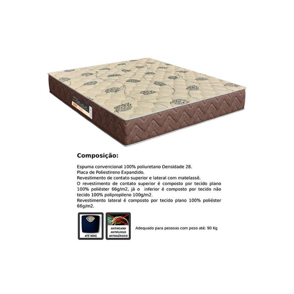 Conjunto Box Baú Solteiro: Colchão Molas Orthoflex D28 Livorno + Base Crc Suede Clean (88x188) - 3