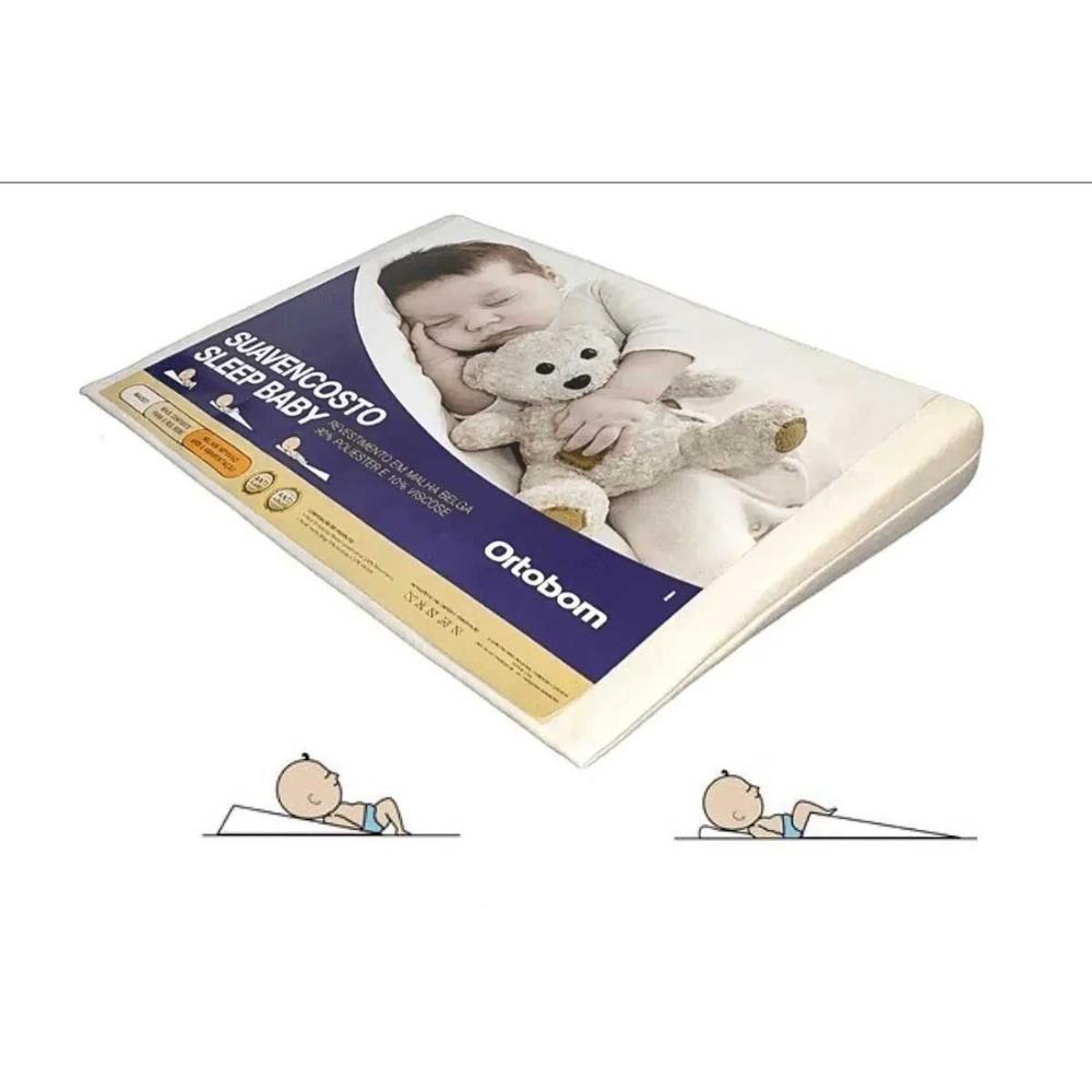 Travesseiro Infantil Rampa Anti Refluxo Sleep Baby Kit C- 2 Un (40x70) - Ortobom - 4