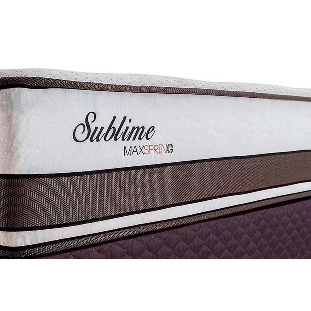 Cama Box Baú Solteiro: Colchão Molas Masterpocket Ensacadas Herval Maxspring Sublime + Base Crc Courano Brown (88x188) - 3