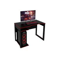 Mesa De Computador Solteiro Gamer Me4161 Preto-vermelho - Tecno Mobili - 1
