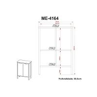 Mesa Computador Gamer Me4161 + Balcão Me4164 - 2 Peças Preto-vermelho - Tecno Mobili - 6