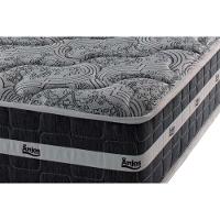 Cama Box Baú Queen: Colchão Molas Superpocket Ensacadas D Angelis Anjos Black Grafite + Base Crc Suede Gray (158x198) - 7