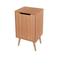 Bancada De Banheiro C- Pés Bn3641 S- Cuba C- 1 Porta 45cm Amêndoa - Tecno Mobili - 3