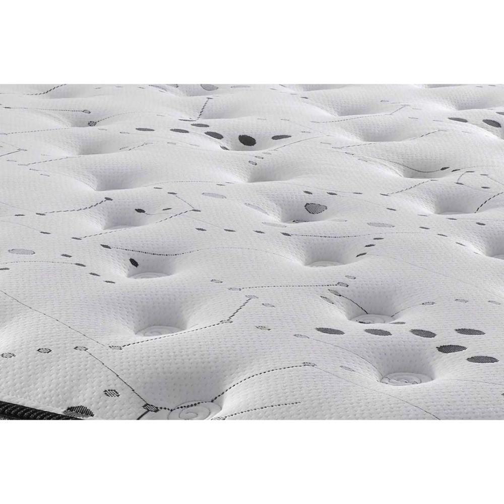 Cama Box Queen: Colchão Molas Ensacadas D Angelis Anjos Versalhes + Base Crc Suede Gray (158x198) - 7