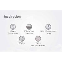 Cama Box Baú Solteiro: Colchão Molas Masterpocket Ensacadas Herval Inspiracion + Base Crc Courano White (88x188) - 2