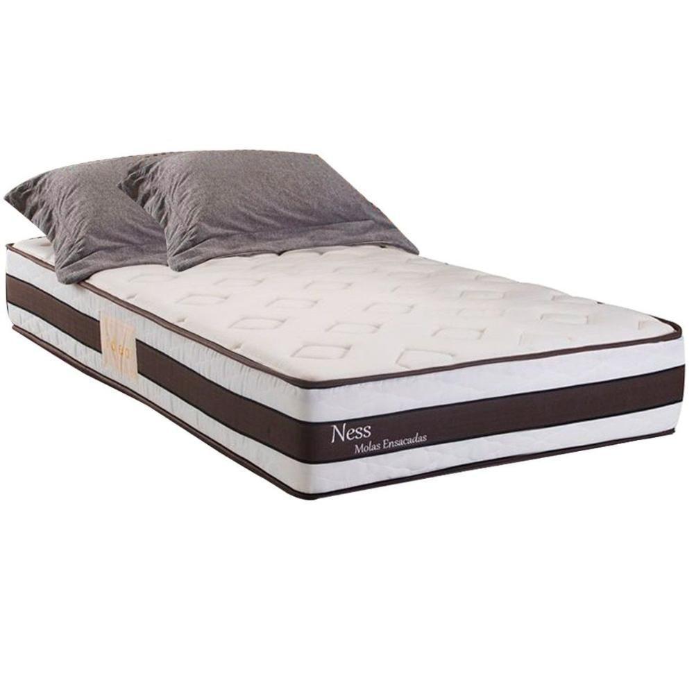 Colchão Solteiro Molas Ensacadas Masterpocket Ness Euro Pillow (78x188x26) - Herval - 1
