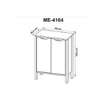 Mesa De Computador Solteiro Gamer Me4161 + Balcão Me4164 - 2 Peças Preto-vermelho - Tecno Mobili - 7