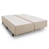 Cama Box Base King Size Triumph Bordado White (193x203x39) - Herval - 1