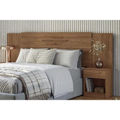 Cabeceira Cama Box Madeirado Casal-queen Loanda C- 2 Mesas E 2 Gavetas Jatobá - Santos Andirá