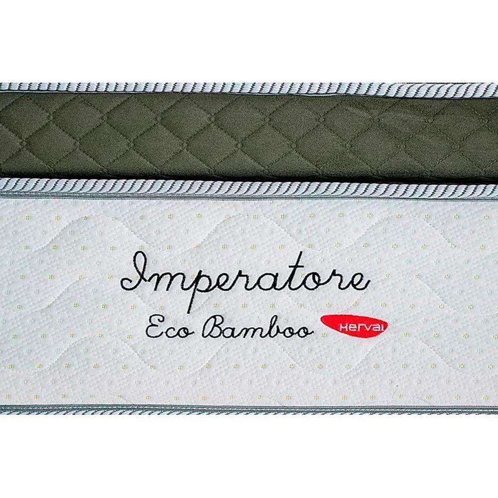 Colchão Solteiro Molas Ensacadas Visco Masterpocket Imperatore Eco Bamboo Euro Pillow (88x188x34) - Herval - 8