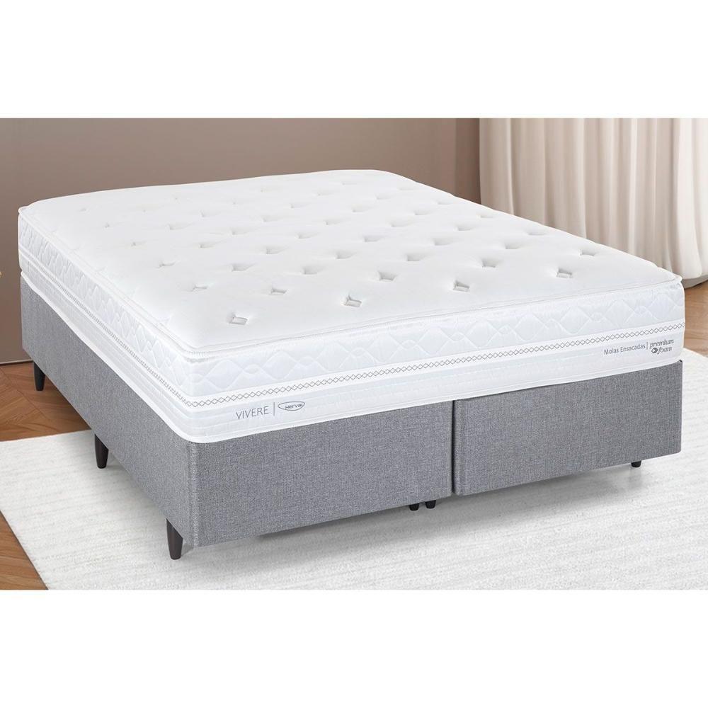 Colchão King Molas Ensacadas Masterpocket C1782 Pillow Top (193x203x28) - Herval - 8