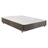 Cama Box Base Casal Velvet Gray (138x188x20) - Herval - 1