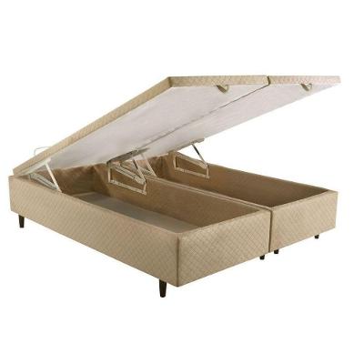 Cama Box Baú King Mh1439 Bordado Clean (193x203x35 (2 Uni 96x203)) - Herval