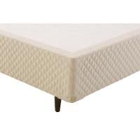 Cama Box Base Solteiro Triumph Bordado White (88x188x39) - Herval - 2