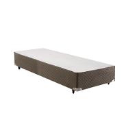 Cama Box Base Solteiro Velvet Gray (88x188x28) - Herval - 1
