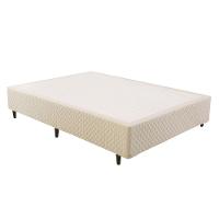 Cama Box Base Casal Triumph Bordado White (138x188x39) - Herval - 1