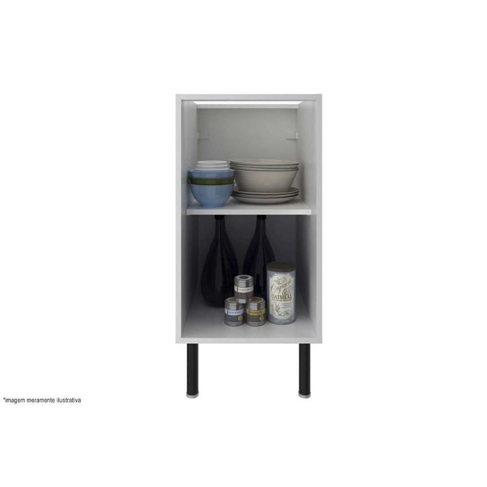 Balcão De Cozinha Cz-3303 S- Tampo C- 1 Porta 40cm Branco - Tecno Mobili - 3