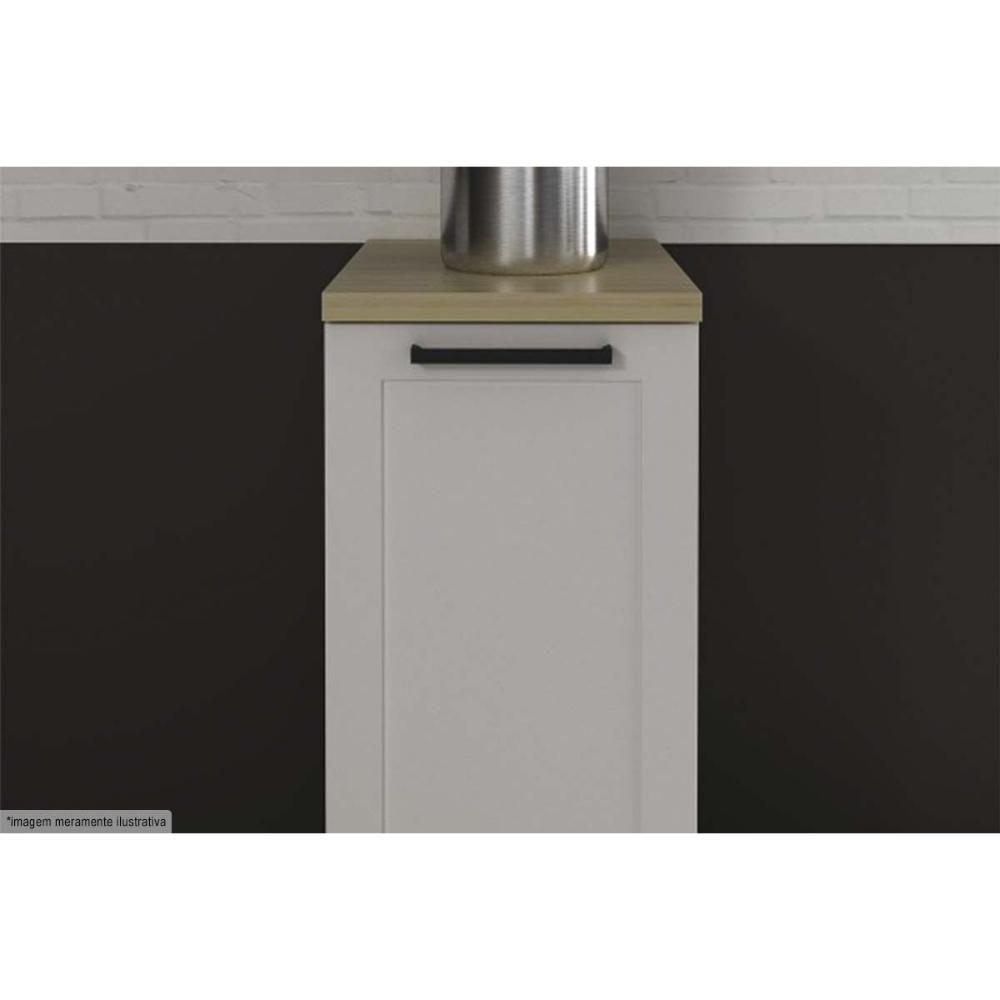 Balcão De Cozinha Cz-3303 S- Tampo C- 1 Porta 40cm Branco - Tecno Mobili - 4